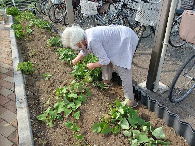 つるっ返しをしているお客様