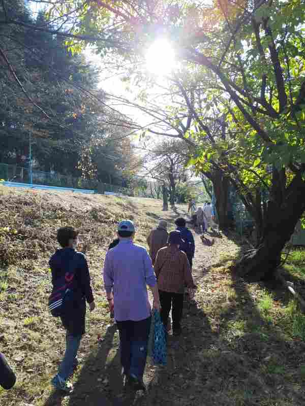 紅葉を楽しみにウォーキング！