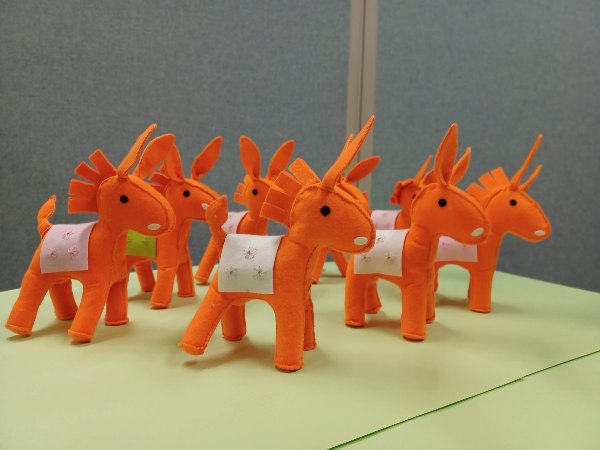 手作りロバさん!