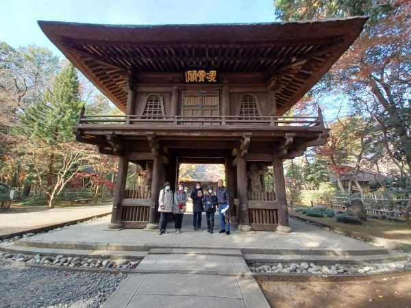 平林寺にて
