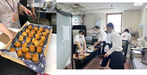 管理栄養士の焼き立てパン