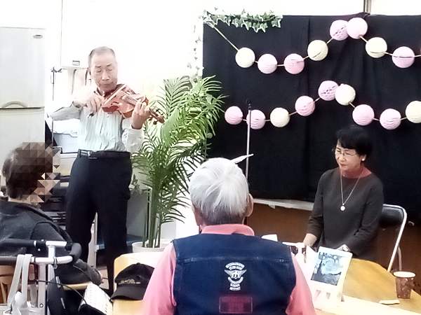 バイオリン演奏の片桐さん