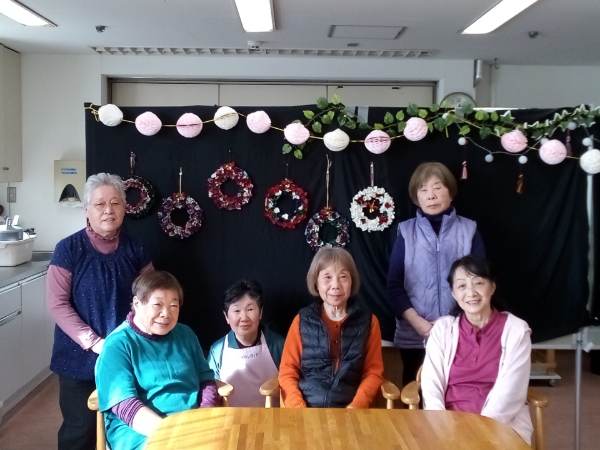 クリスマスリースづくり