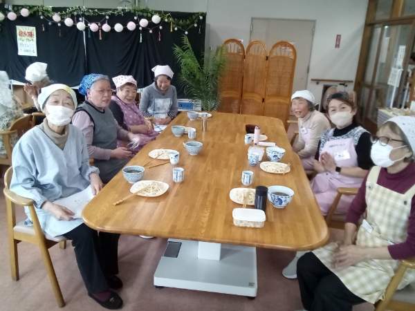 手打ちうどんできたよ