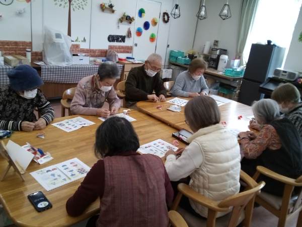 お雛様飾りづくり