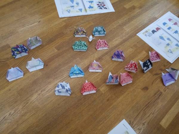 折り紙で作るお雛様飾り