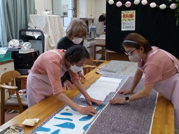 夏用パンツづくり