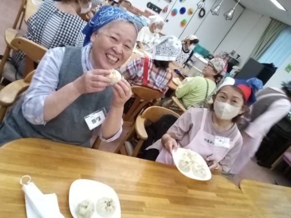 肉まん出来上がり