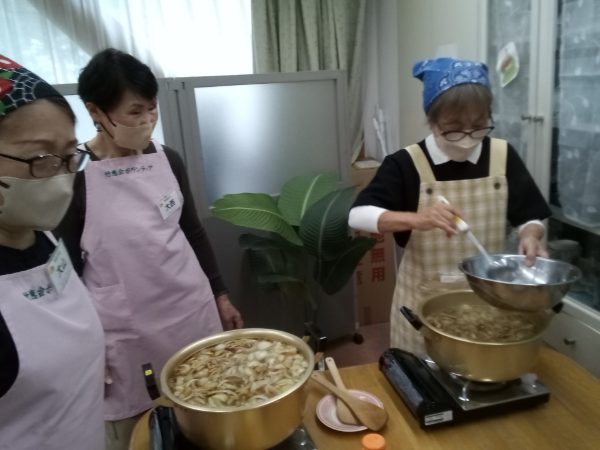カレーうどん作り