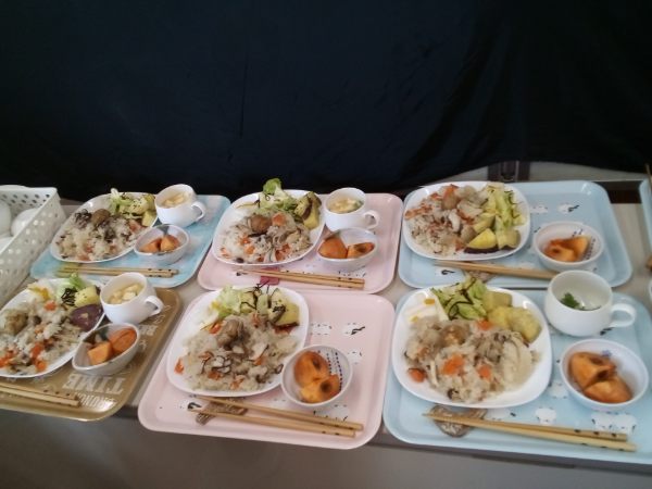 秋野菜の炊き込みご飯